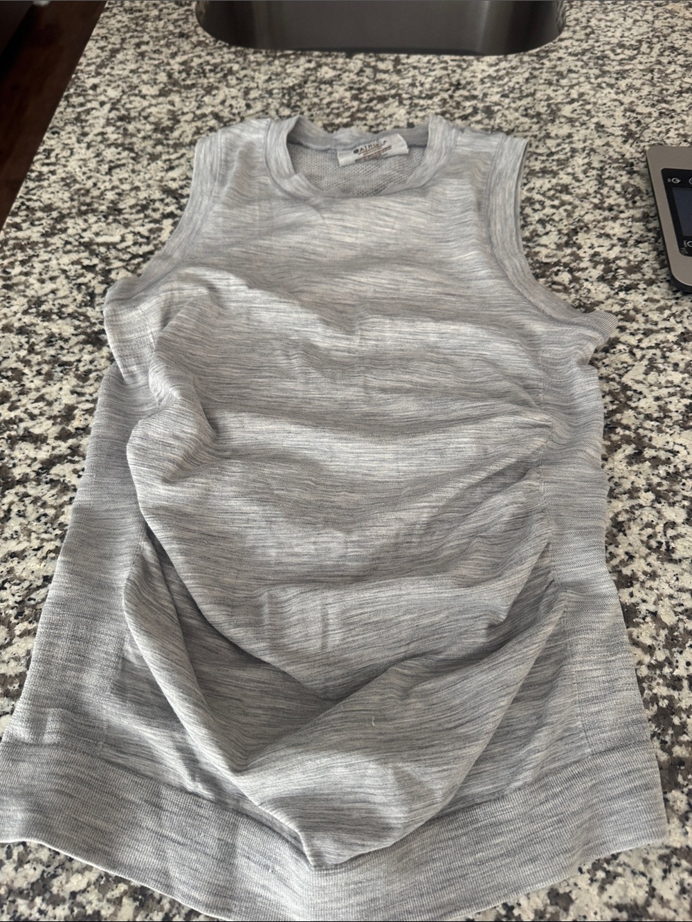 Athleta Heather Gray Sleeveless Tank Top